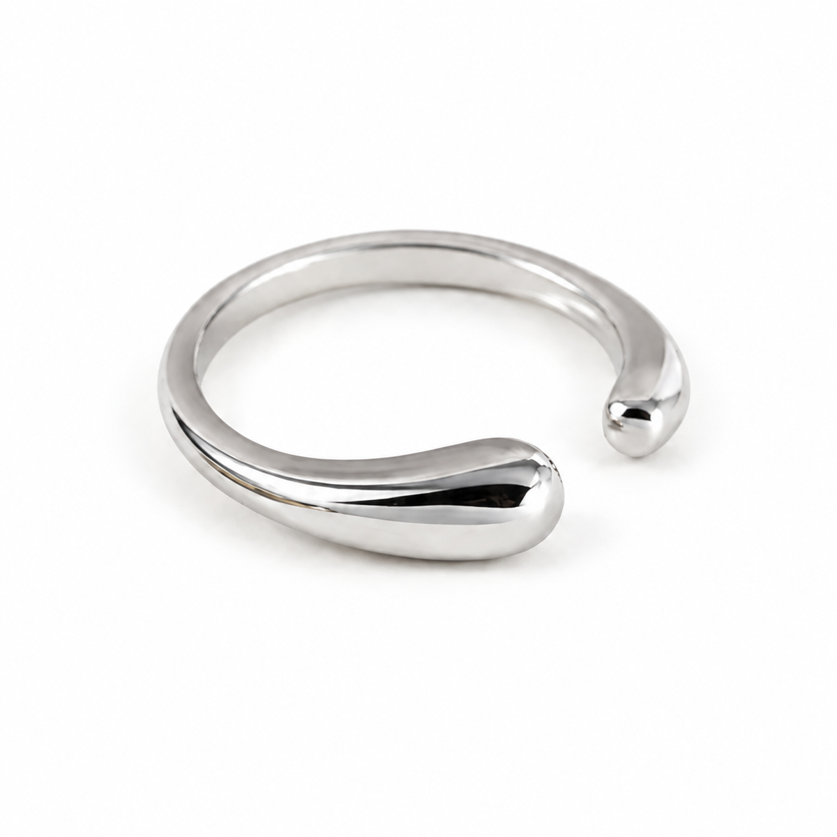 Ocean Tear Open Band Ring