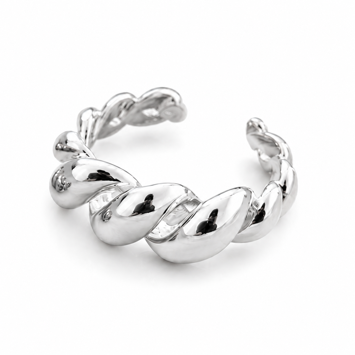 Ocean Wave Croissant Ring