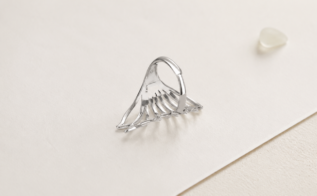 Coastal Wing Fan Band Ring