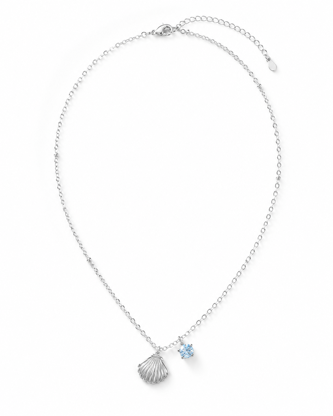 Tide & Topaz Shell Necklace