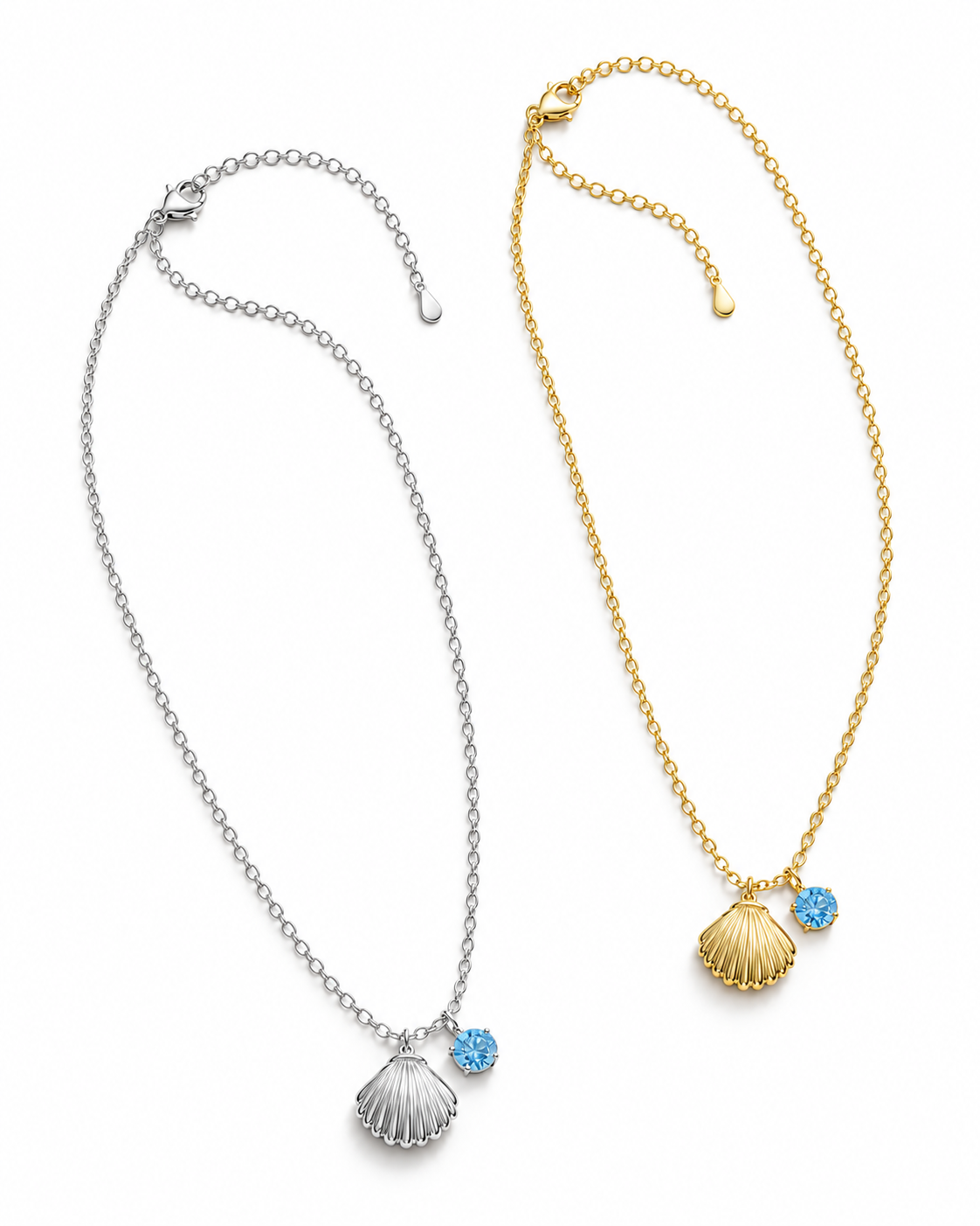 Tide & Topaz Shell Necklace