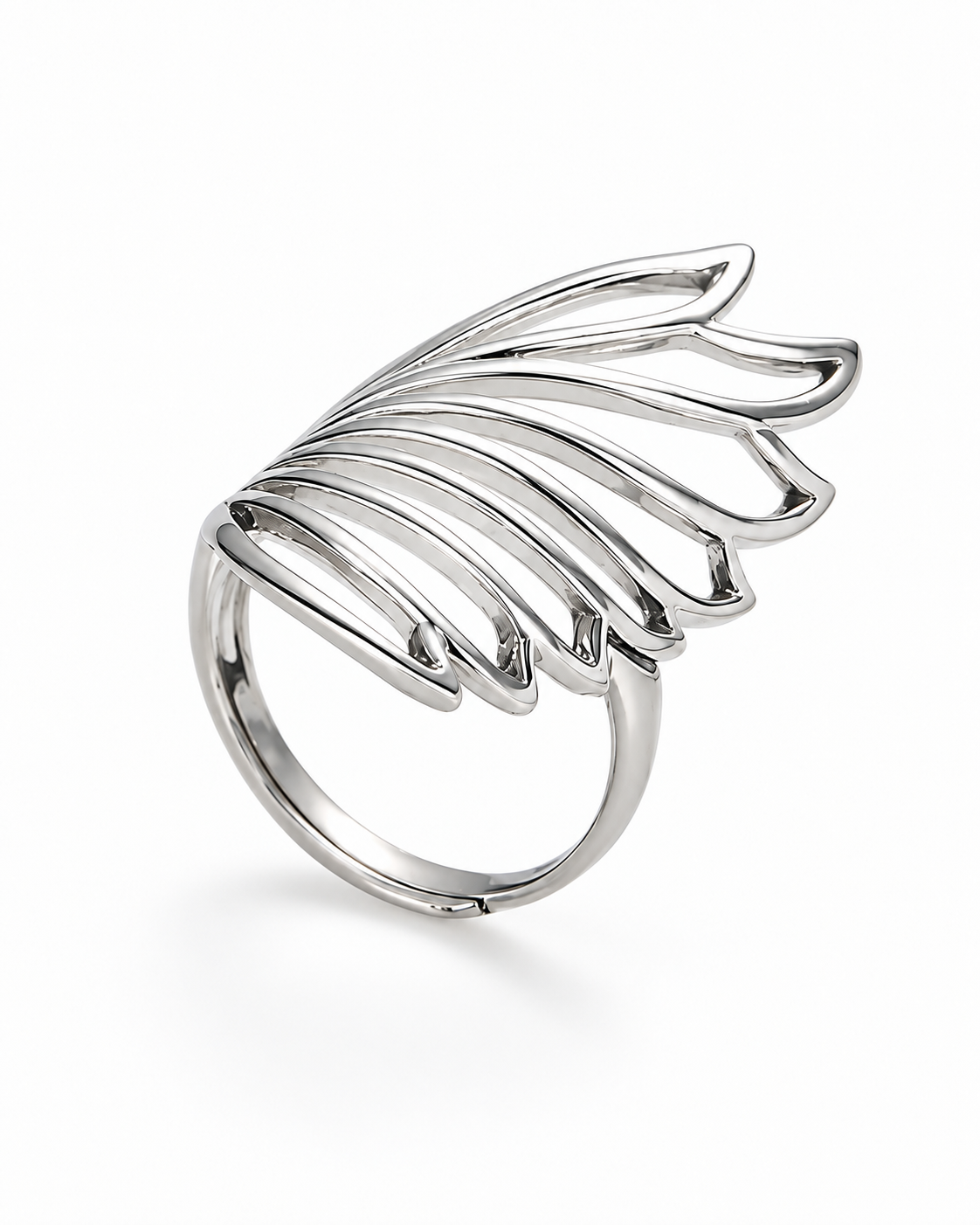 Coastal Wing Fan Band Ring