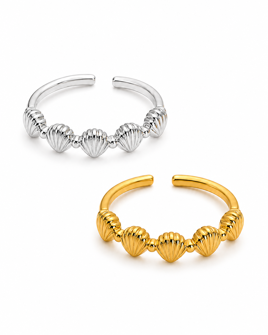 Shoreline Shell Band Ring