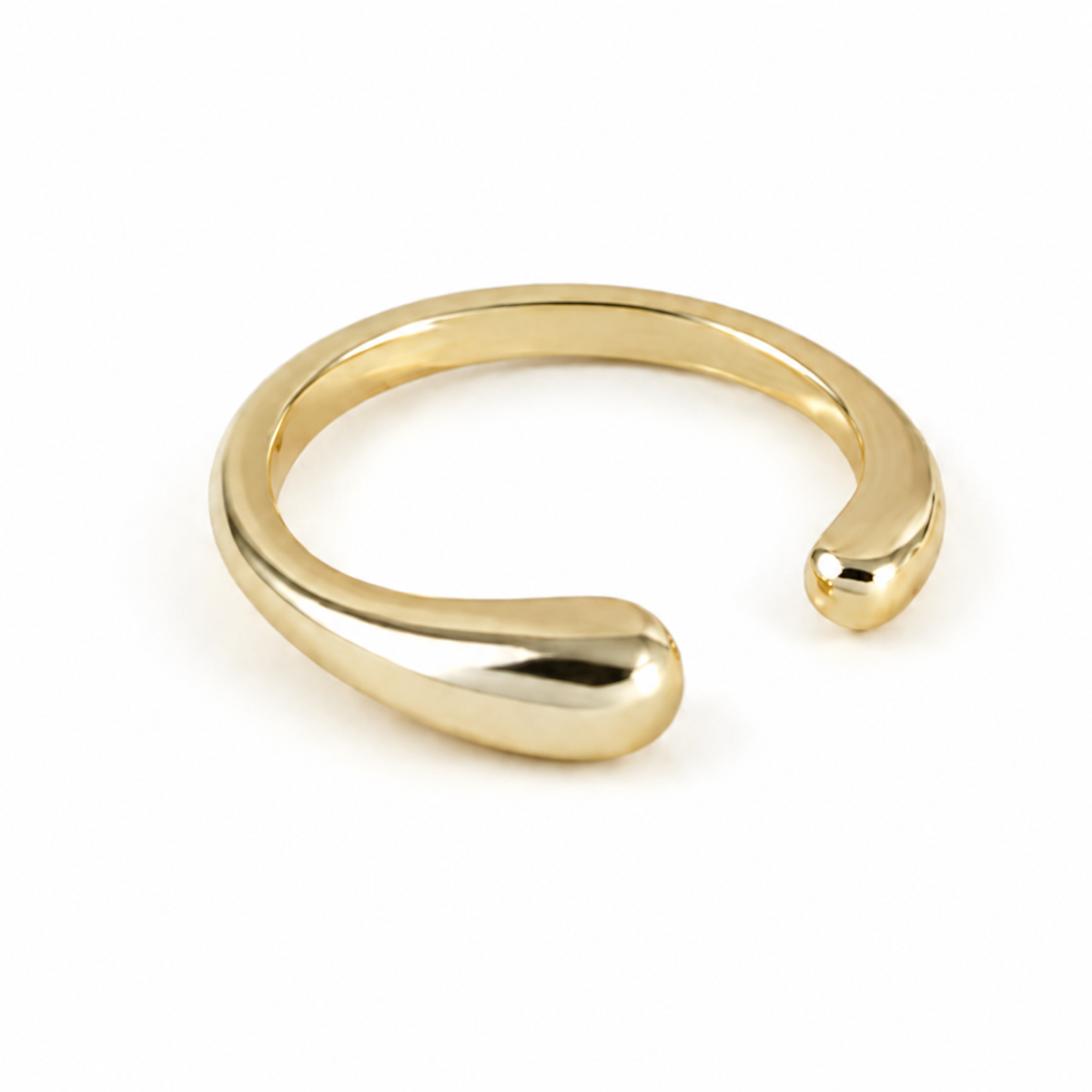 Ocean Tear Open Band Ring