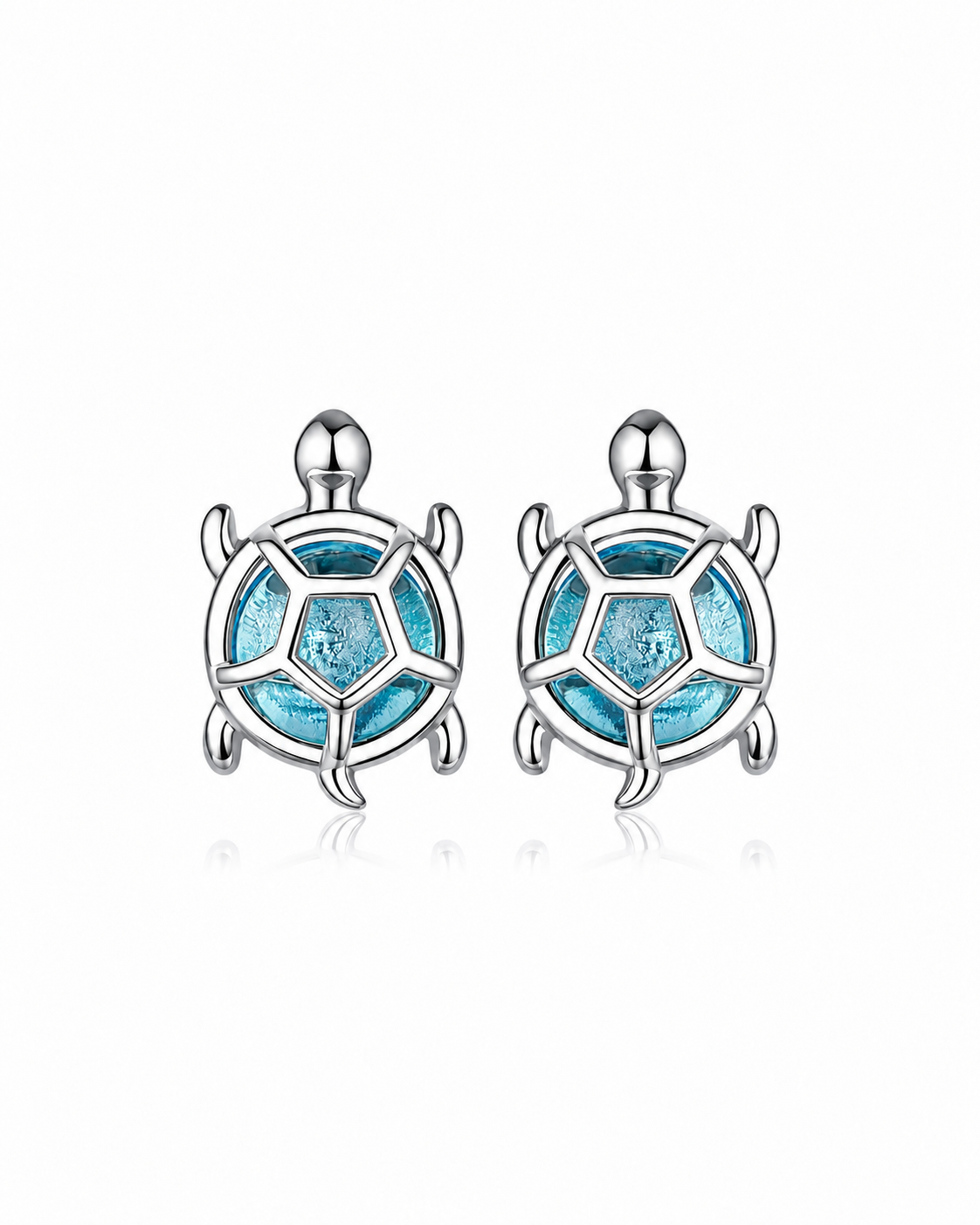 The Ocean Wanderer Turtle Stud Earrings